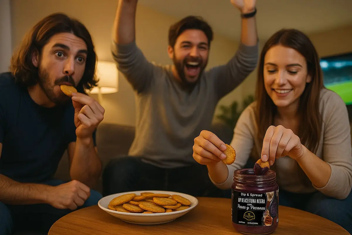 Dip De Aceituna Negra Con Pasas Y Pecanas